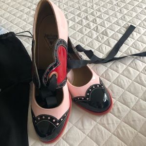 Fluevog Size 10 Attic Tutti Mary Jane With Heart
